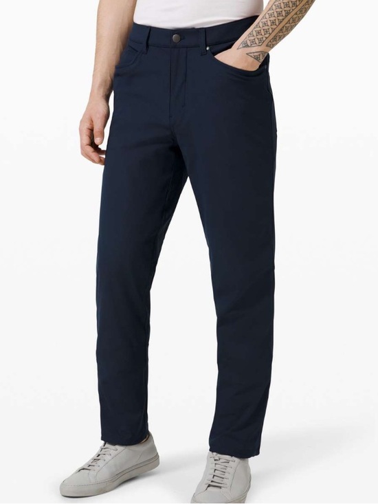 lululemon athletica Other - Lululemon Men’s ABC Relaxed-Fit Pants Warpstreme True Navy Size 38